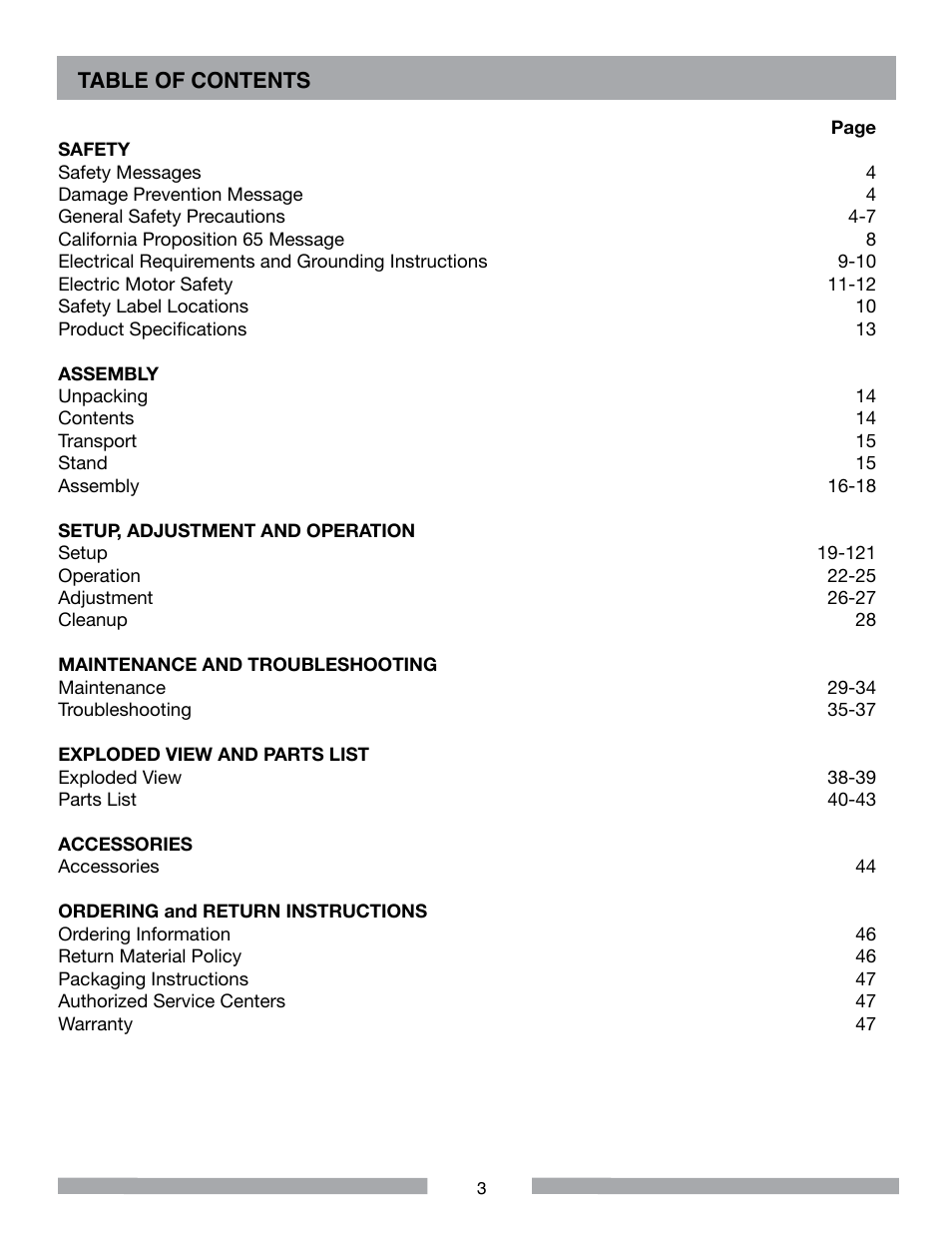 MK Diamond MK-101 User Manual | Page 3 / 52