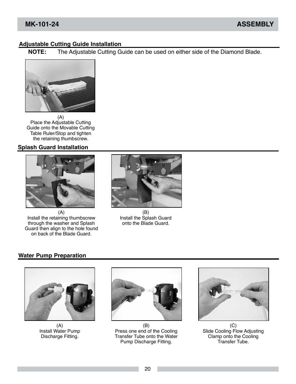 MK Diamond MK-101-24 User Manual | Page 20 / 52