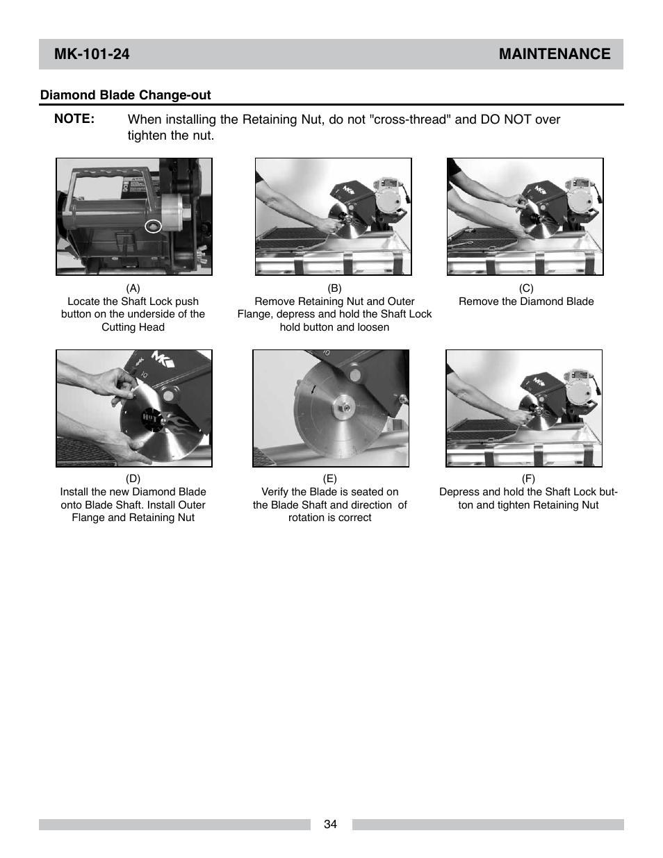 MK Diamond MK-101-24 User Manual | Page 34 / 52