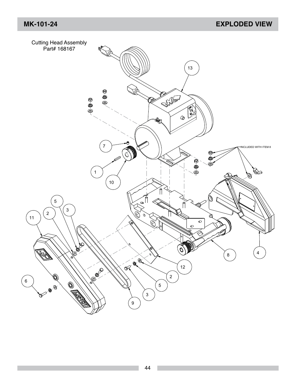 MK Diamond MK-101-24 User Manual | Page 44 / 52