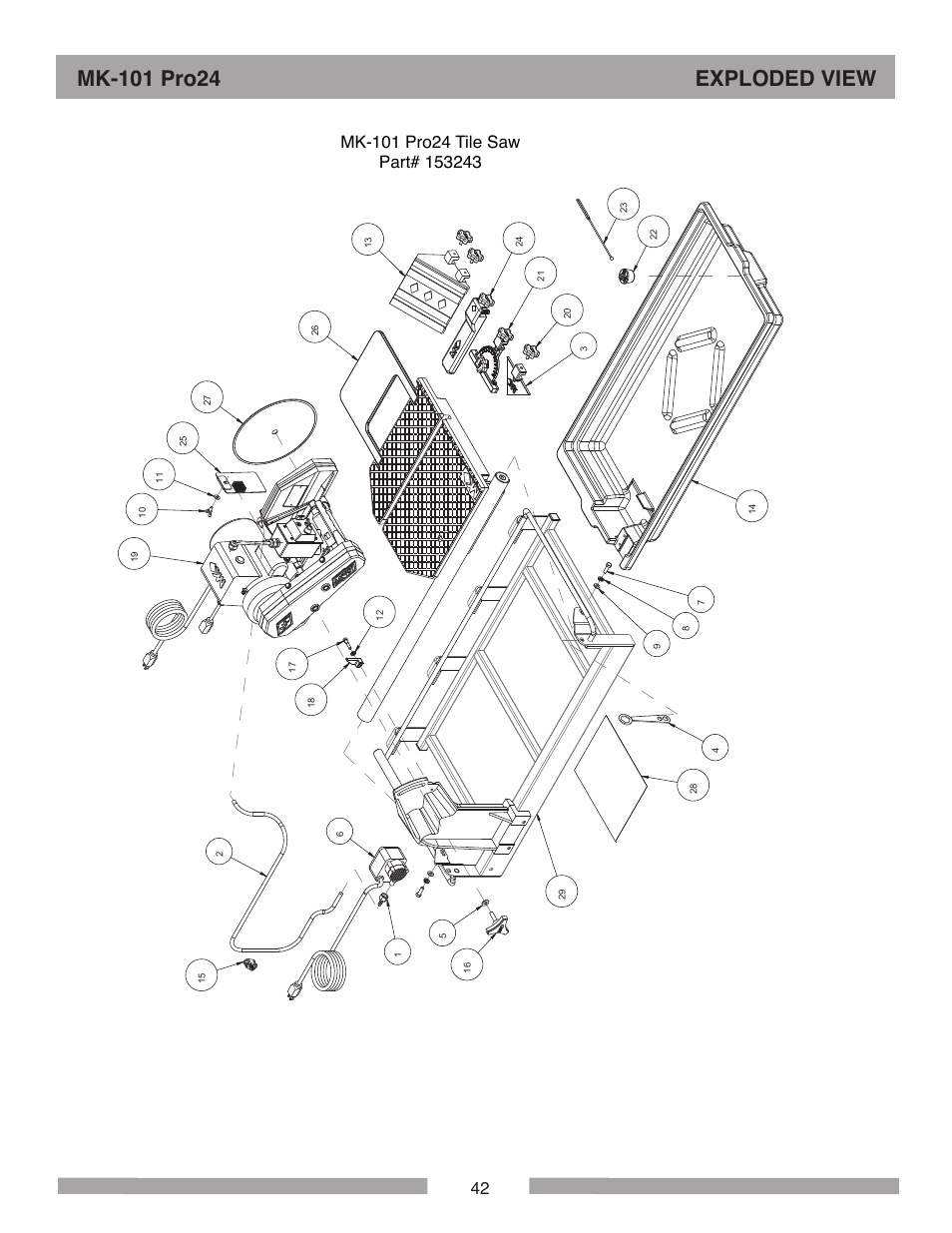 MK Diamond MK-101 Pro24 User Manual | Page 42 / 56