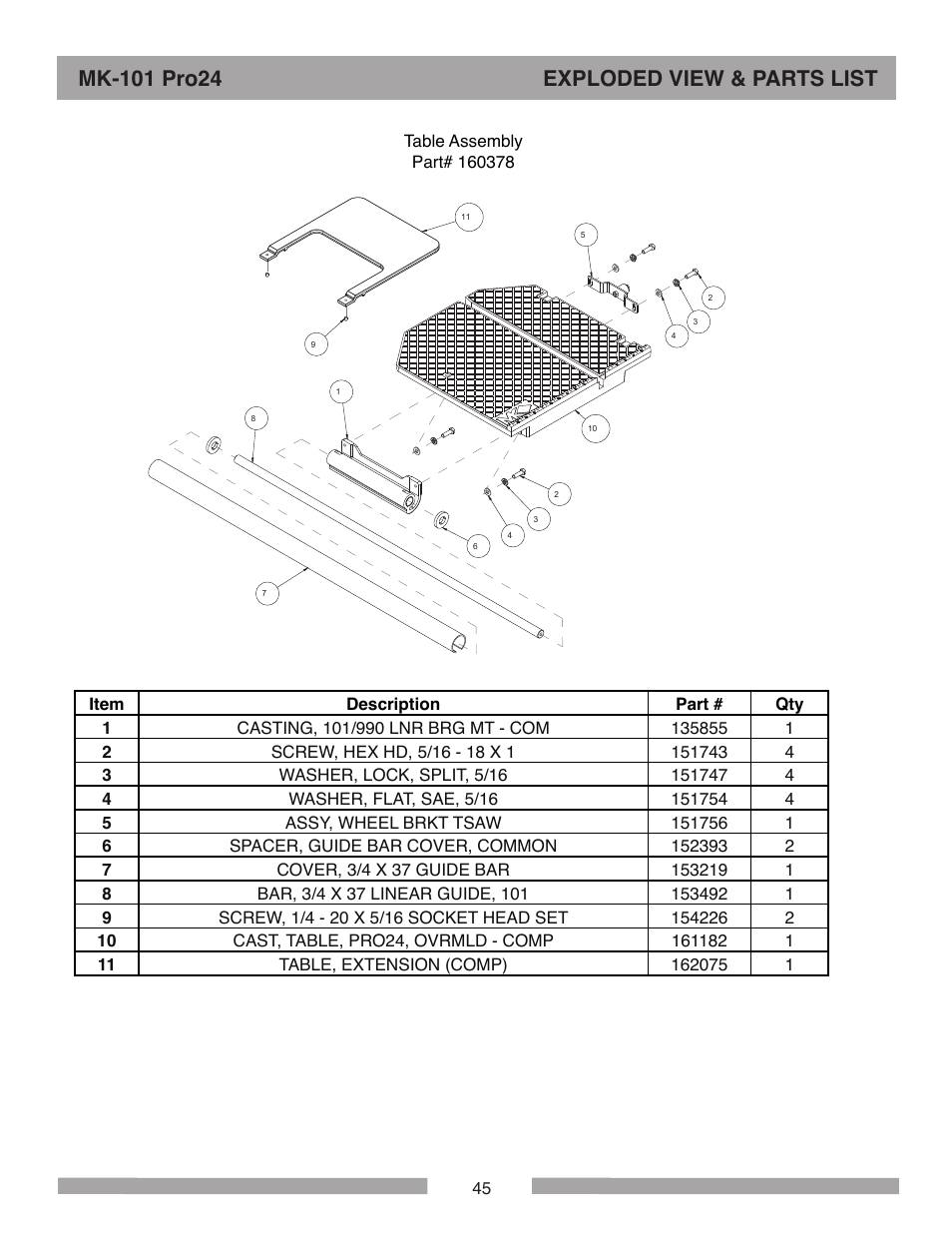 MK Diamond MK-101 Pro24 User Manual | Page 45 / 56