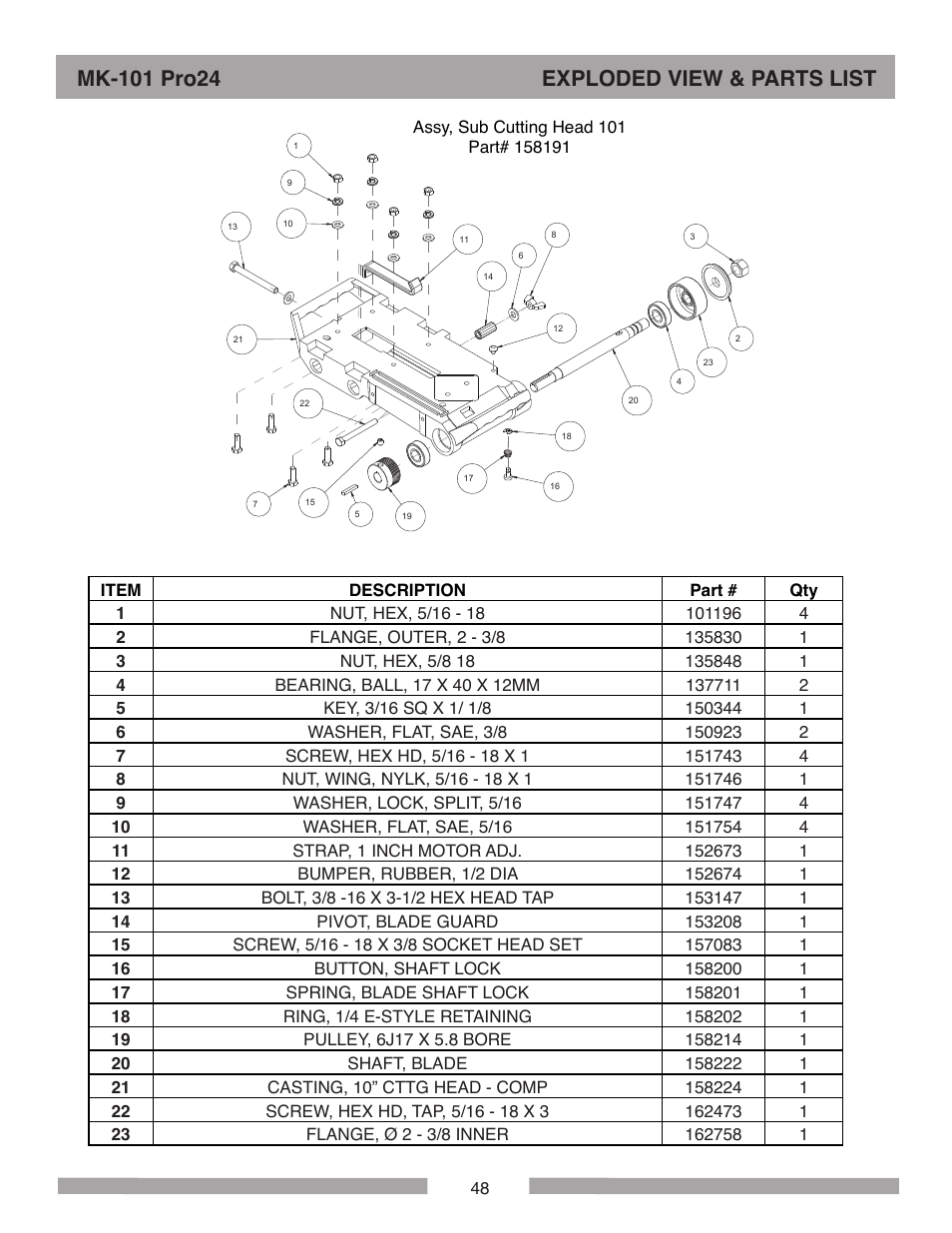 MK Diamond MK-101 Pro24 User Manual | Page 48 / 56