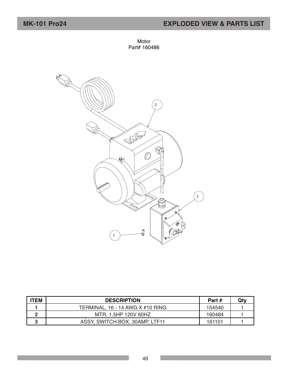 MK Diamond MK-101 Pro24 User Manual | Page 49 / 56
