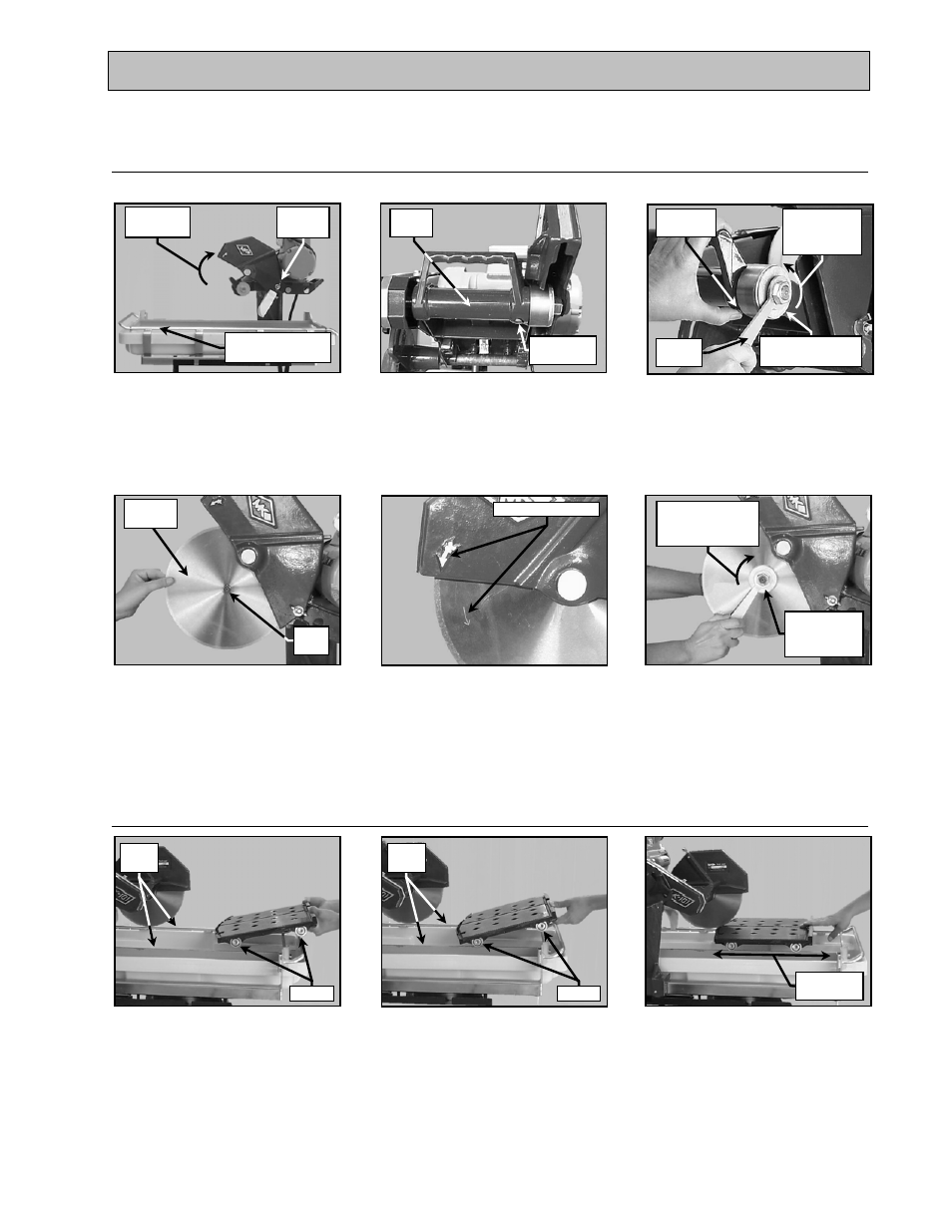 Unpacking, transport, universal stand and assembly, Assembly, Diamond blade installation | Movable cutting table installation | MK Diamond MK-101 Tracker User Manual | Page 13 / 45