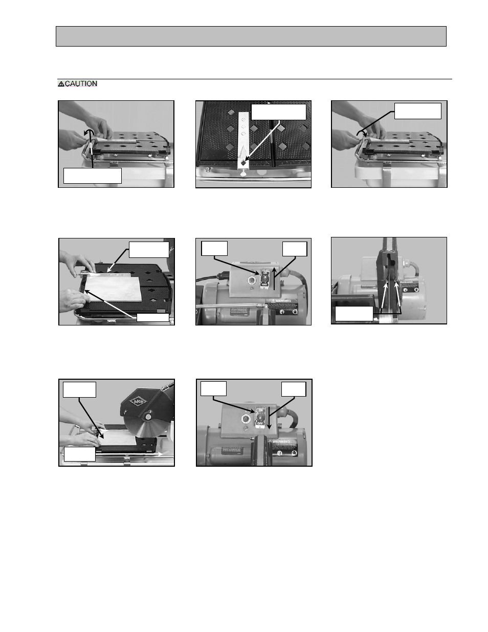 Setup, adjustment and operation, Adjustment and operation, Cutting straight edges | MK Diamond MK-101 Tracker User Manual | Page 18 / 45