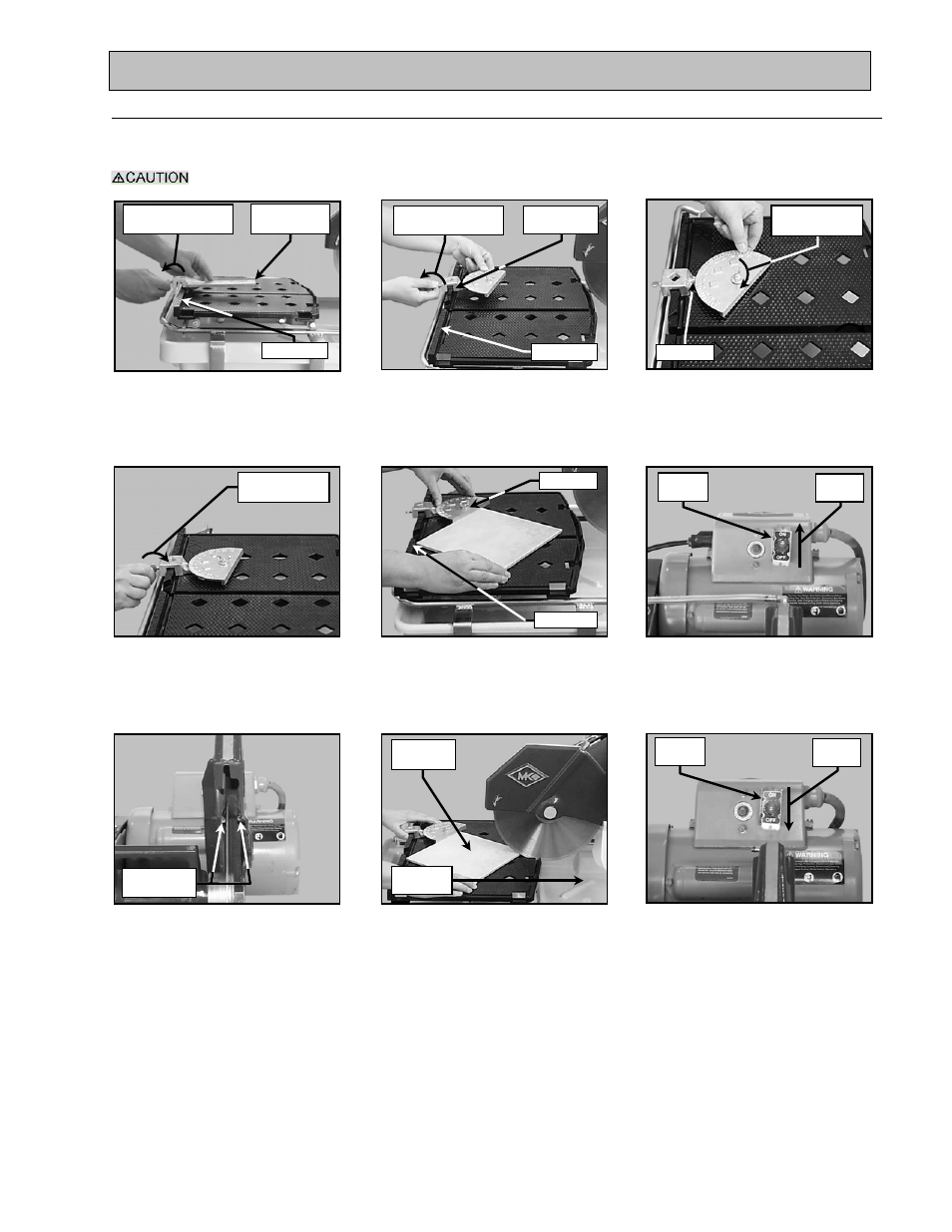 Setup, adjustment and operation, Off-angle cutting | MK Diamond MK-101 Tracker User Manual | Page 21 / 45