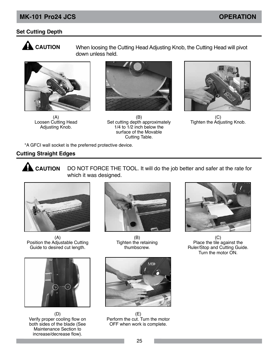 MK Diamond MK-101Pro24 JCS User Manual | Page 25 / 60