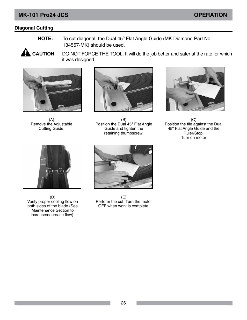 MK Diamond MK-101Pro24 JCS User Manual | Page 26 / 60