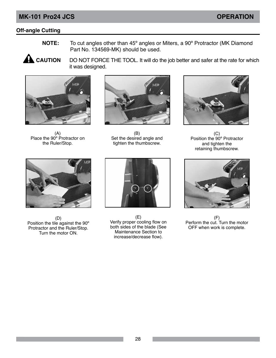 MK Diamond MK-101Pro24 JCS User Manual | Page 28 / 60