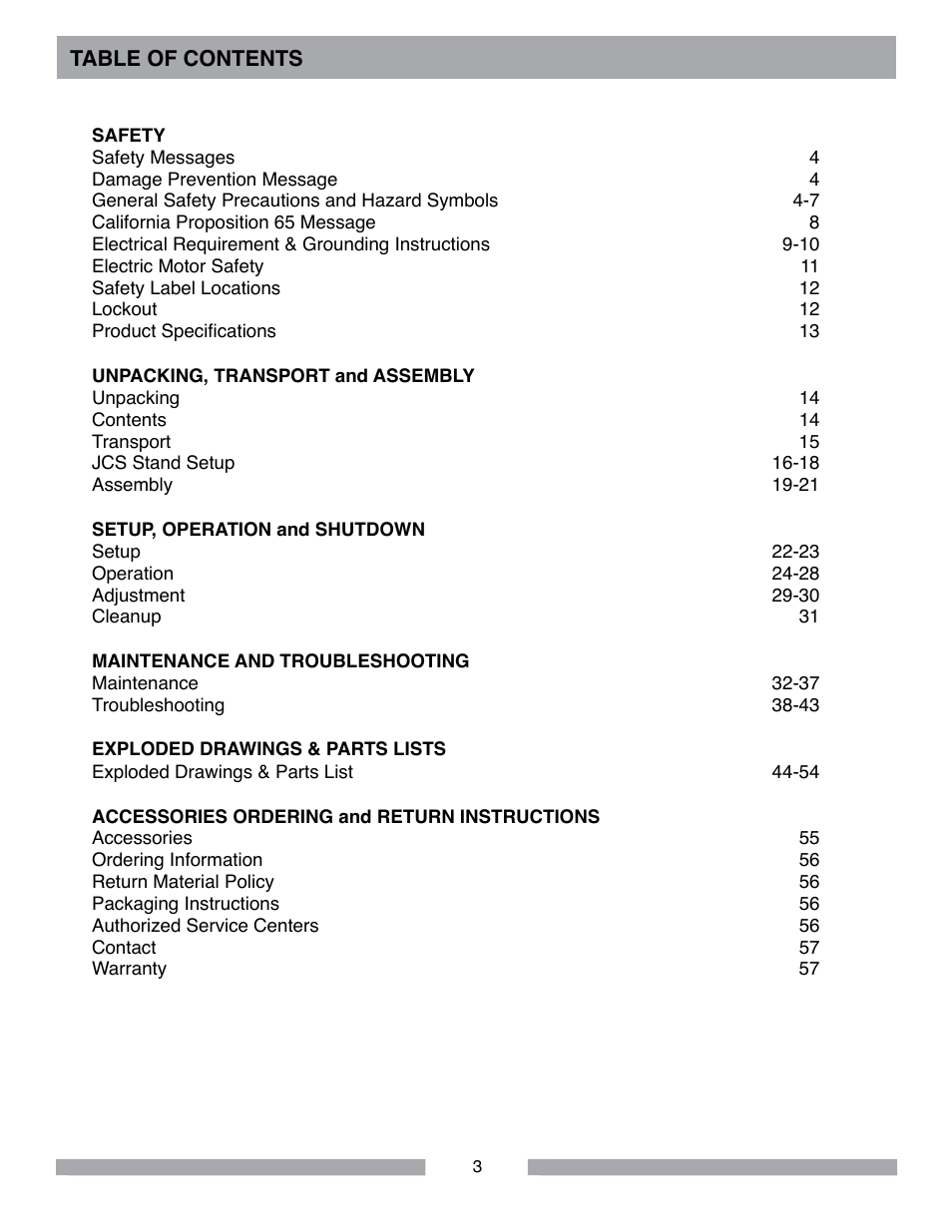 MK Diamond MK-101Pro24 JCS User Manual | Page 3 / 60