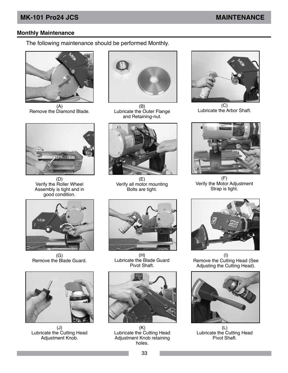 MK Diamond MK-101Pro24 JCS User Manual | Page 33 / 60
