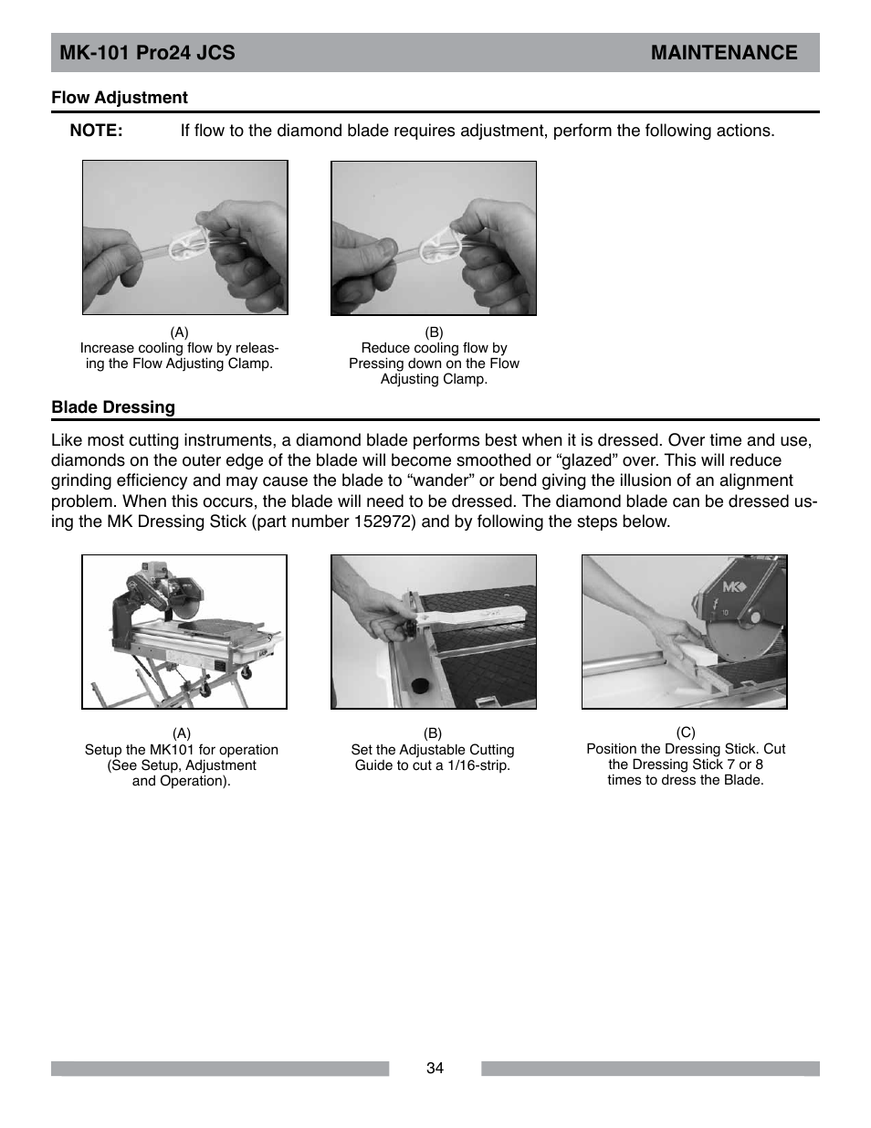 MK Diamond MK-101Pro24 JCS User Manual | Page 34 / 60