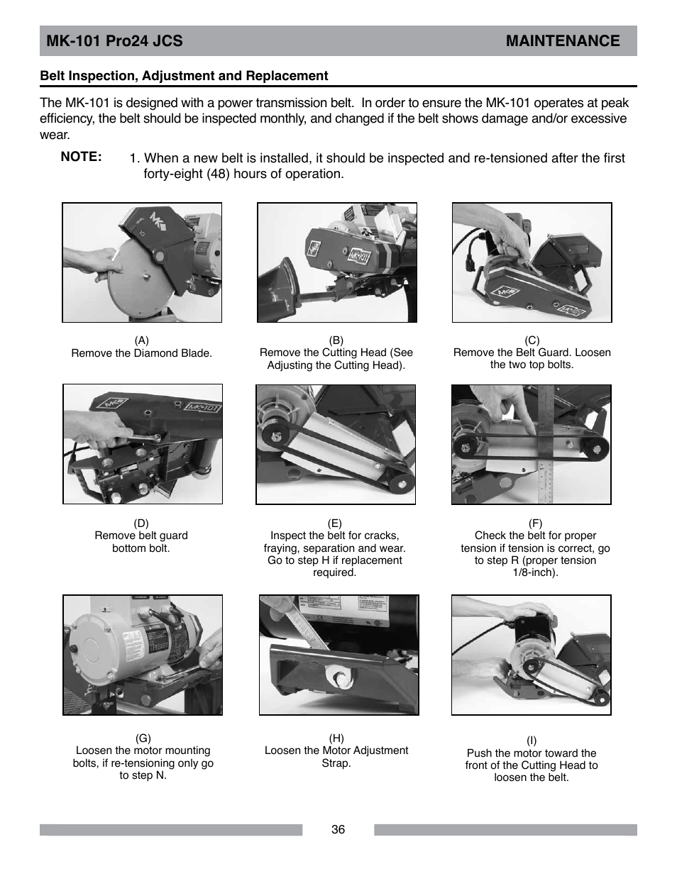 MK Diamond MK-101Pro24 JCS User Manual | Page 36 / 60