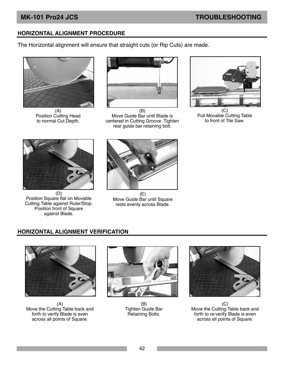 MK Diamond MK-101Pro24 JCS User Manual | Page 42 / 60