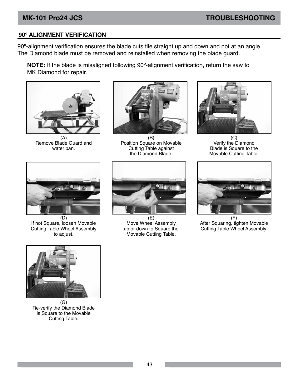 MK Diamond MK-101Pro24 JCS User Manual | Page 43 / 60