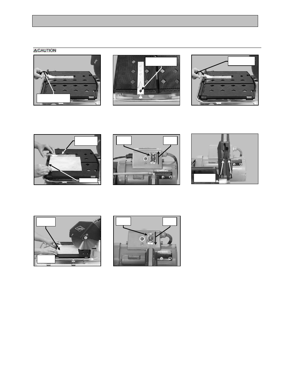 Setup, adjustment and operation, Adjustment and operation, Cutting straight edges | MK Diamond MK-101 JCS Rental User Manual | Page 21 / 51