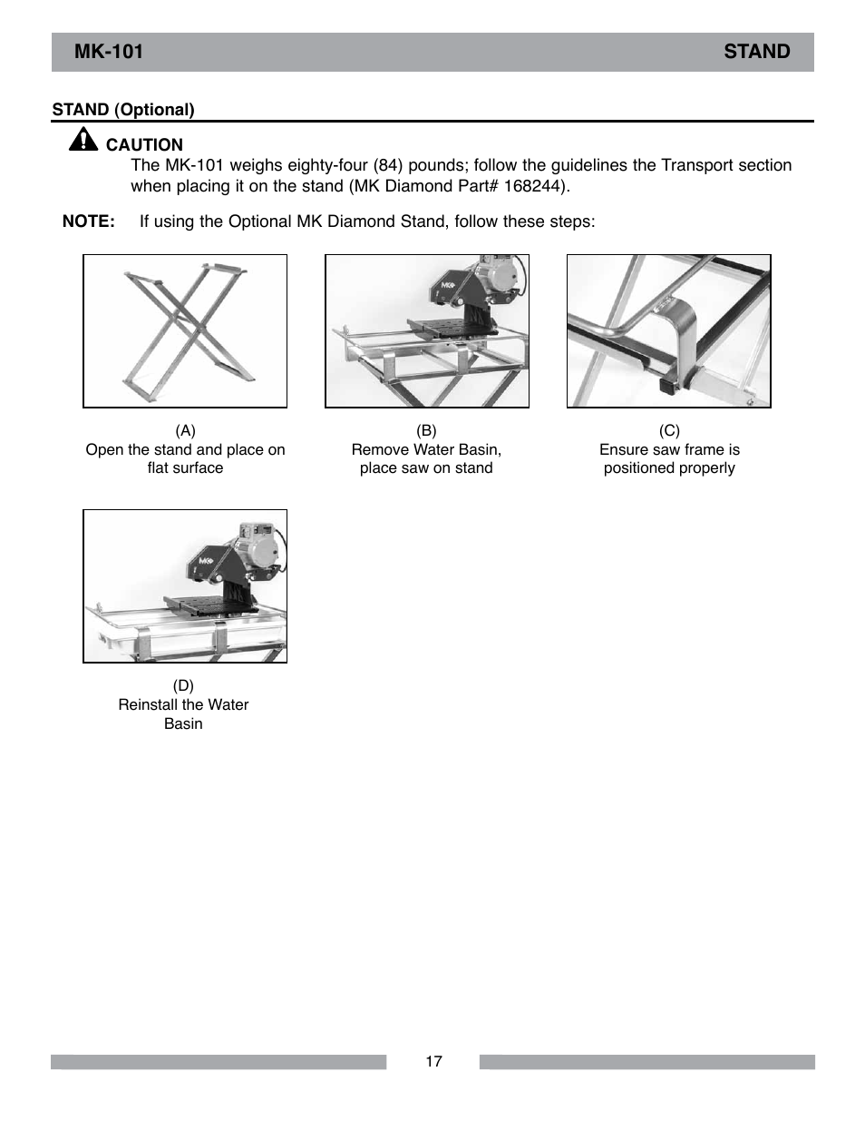 MK Diamond MK-101 Lowes User Manual | Page 17 / 56