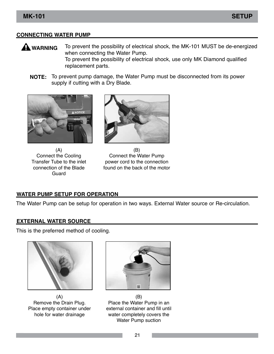 MK Diamond MK-101 Lowes User Manual | Page 21 / 56