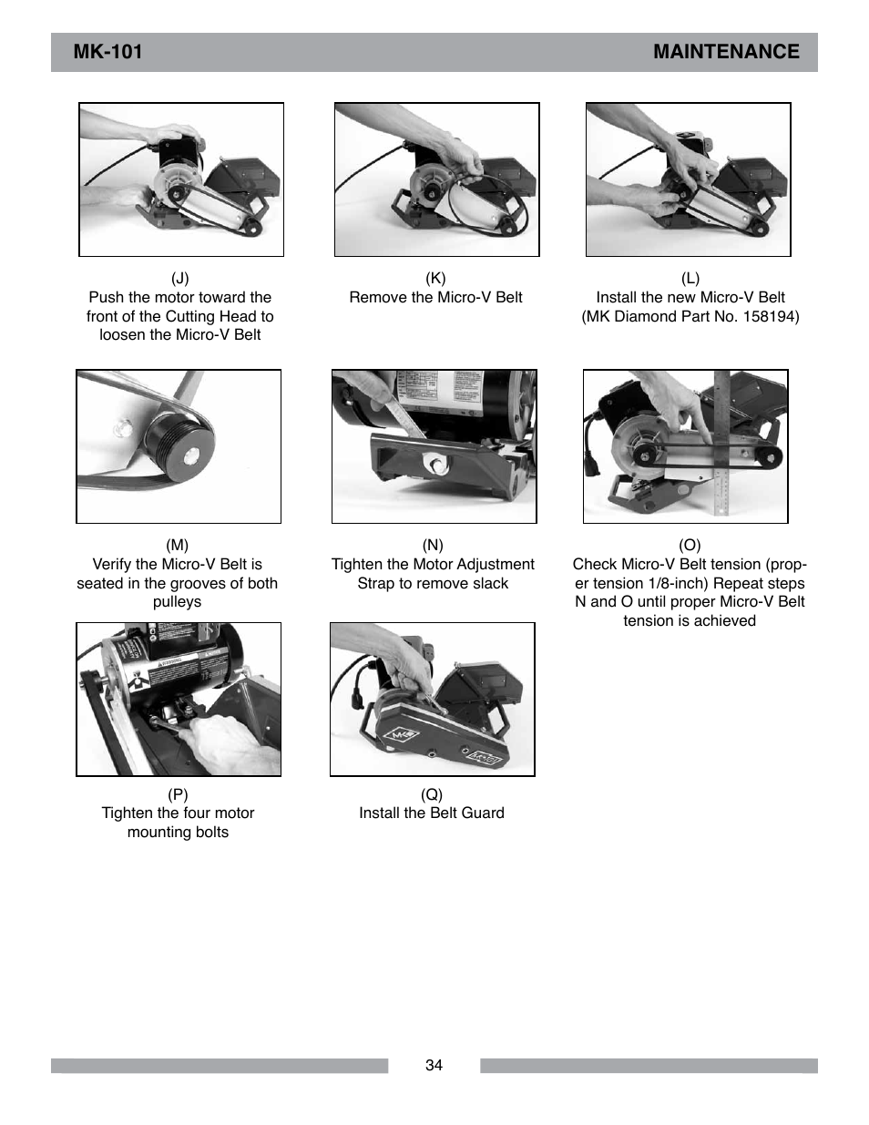 MK Diamond MK-101 Lowes User Manual | Page 34 / 56