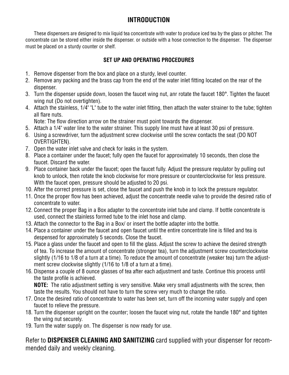 Bunn TCD User Manual | Page 3 / 3