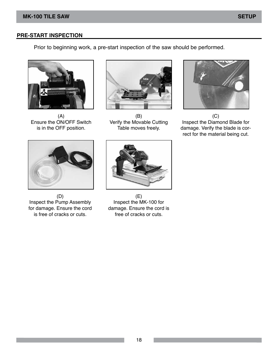 MK Diamond MK-100 User Manual | Page 18 / 44