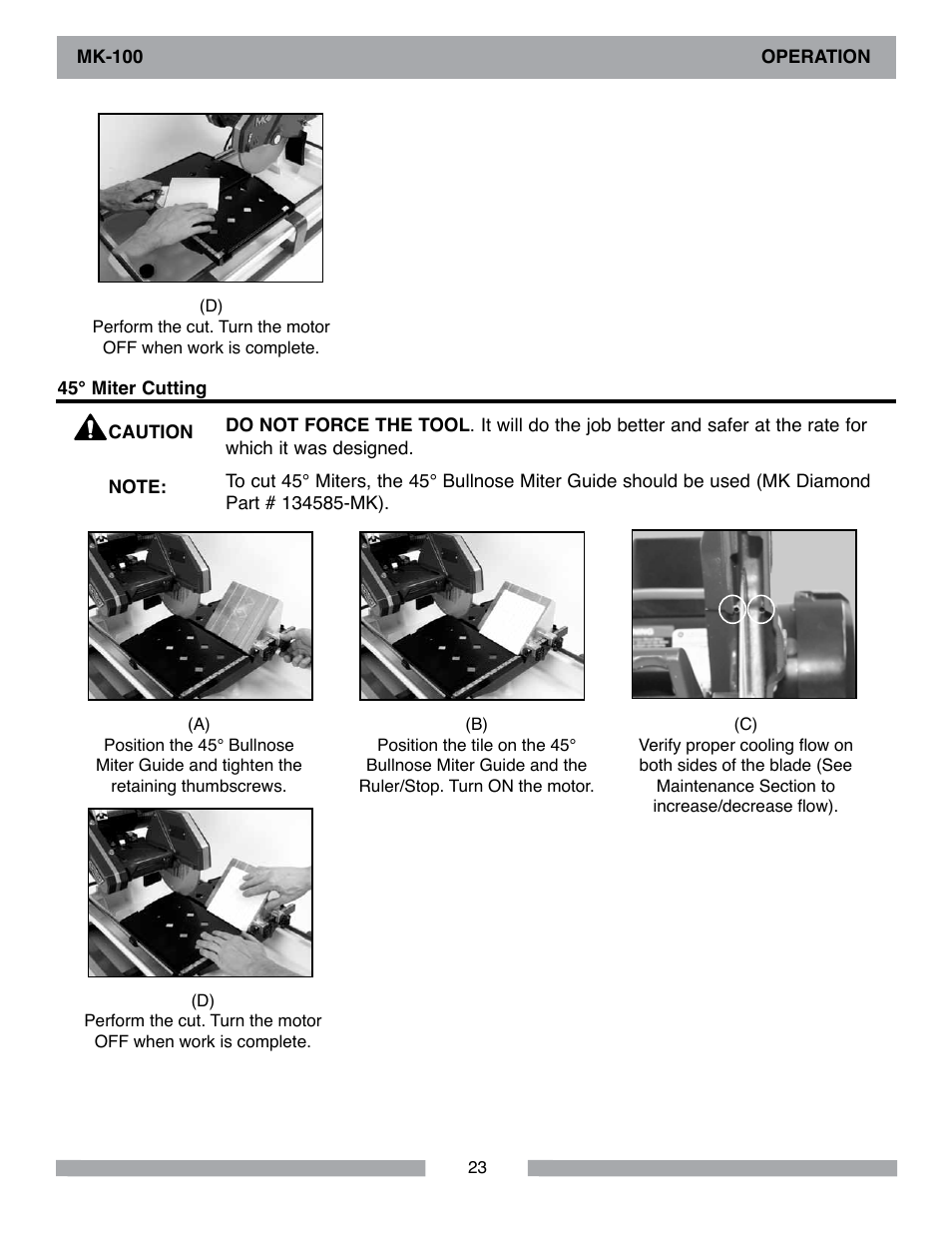 MK Diamond MK-100 User Manual | Page 23 / 44