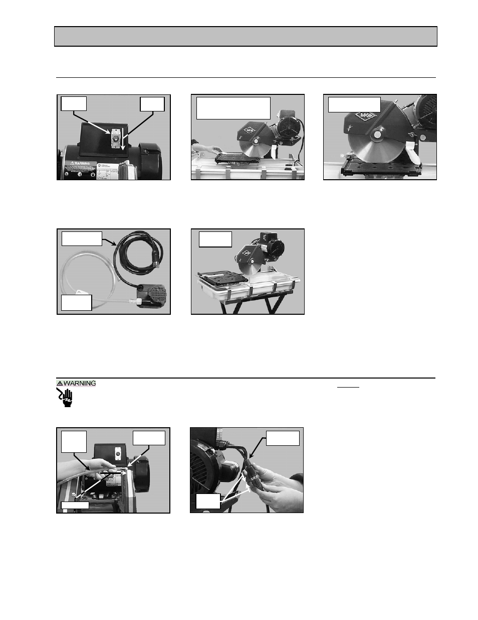 Setup, adjustment and operation, Setup, Pre-start inspection | Connecting the water pump | MK Diamond MK-100 Tracker User Manual | Page 16 / 46