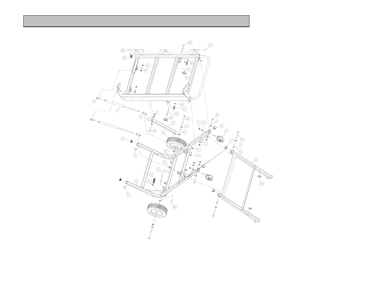 Exploded view and parts list | MK Diamond MK-100 JCS User Manual | Page 41 / 49