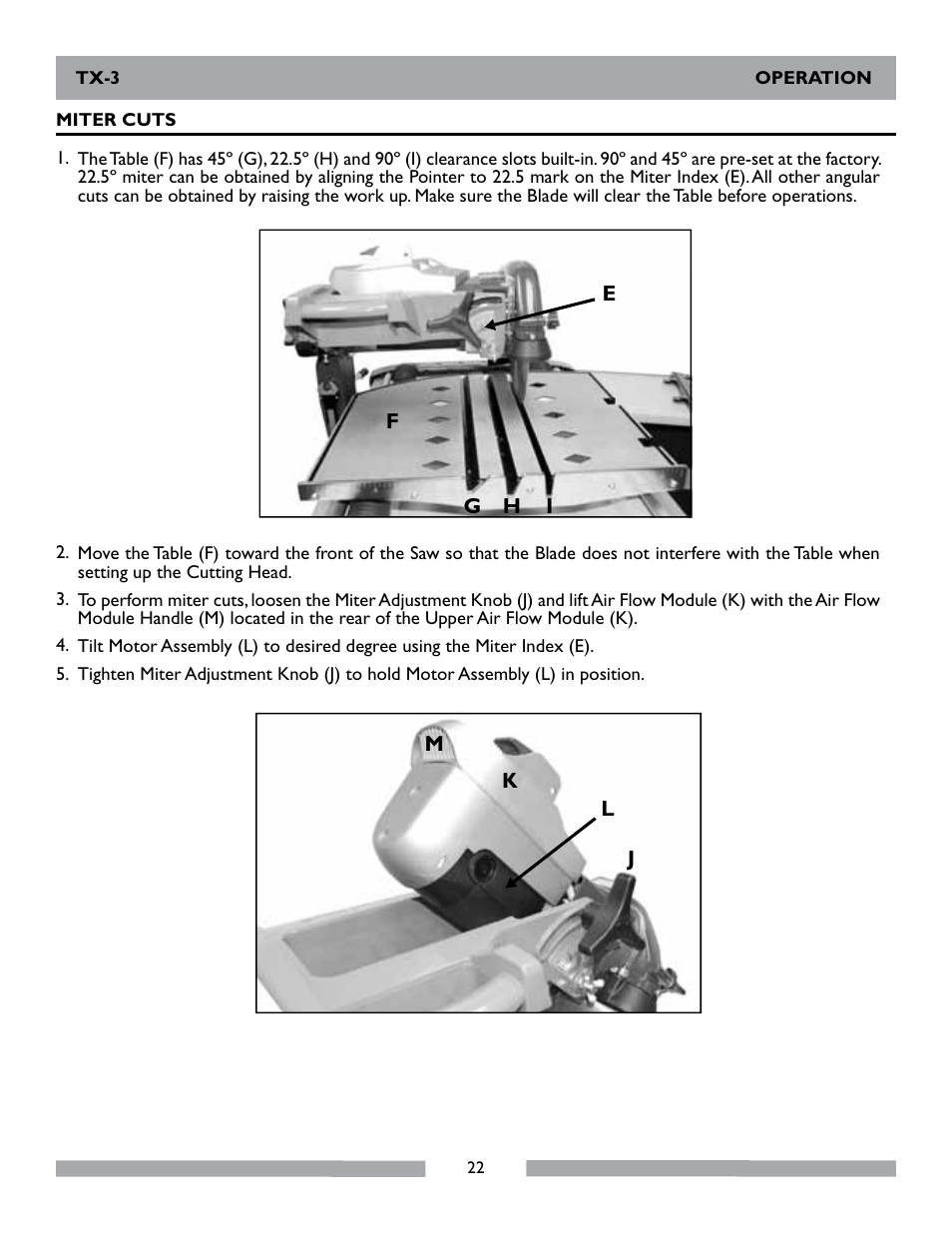 MK Diamond TX-3 User Manual | Page 22 / 52