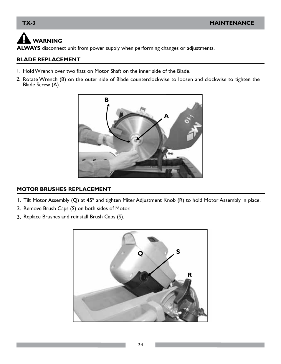 MK Diamond TX-3 User Manual | Page 24 / 52