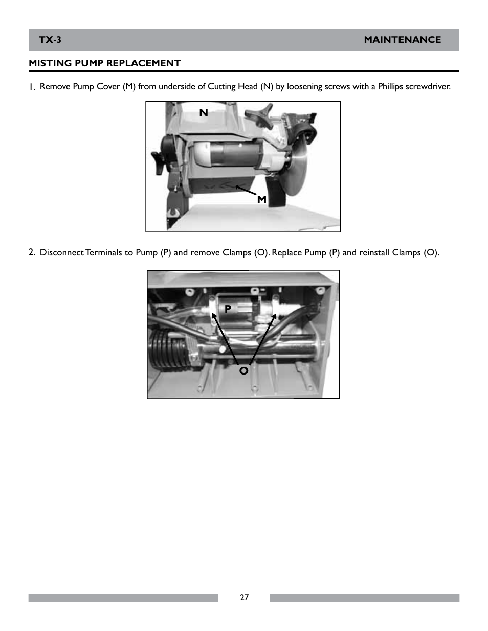 MK Diamond TX-3 User Manual | Page 27 / 52