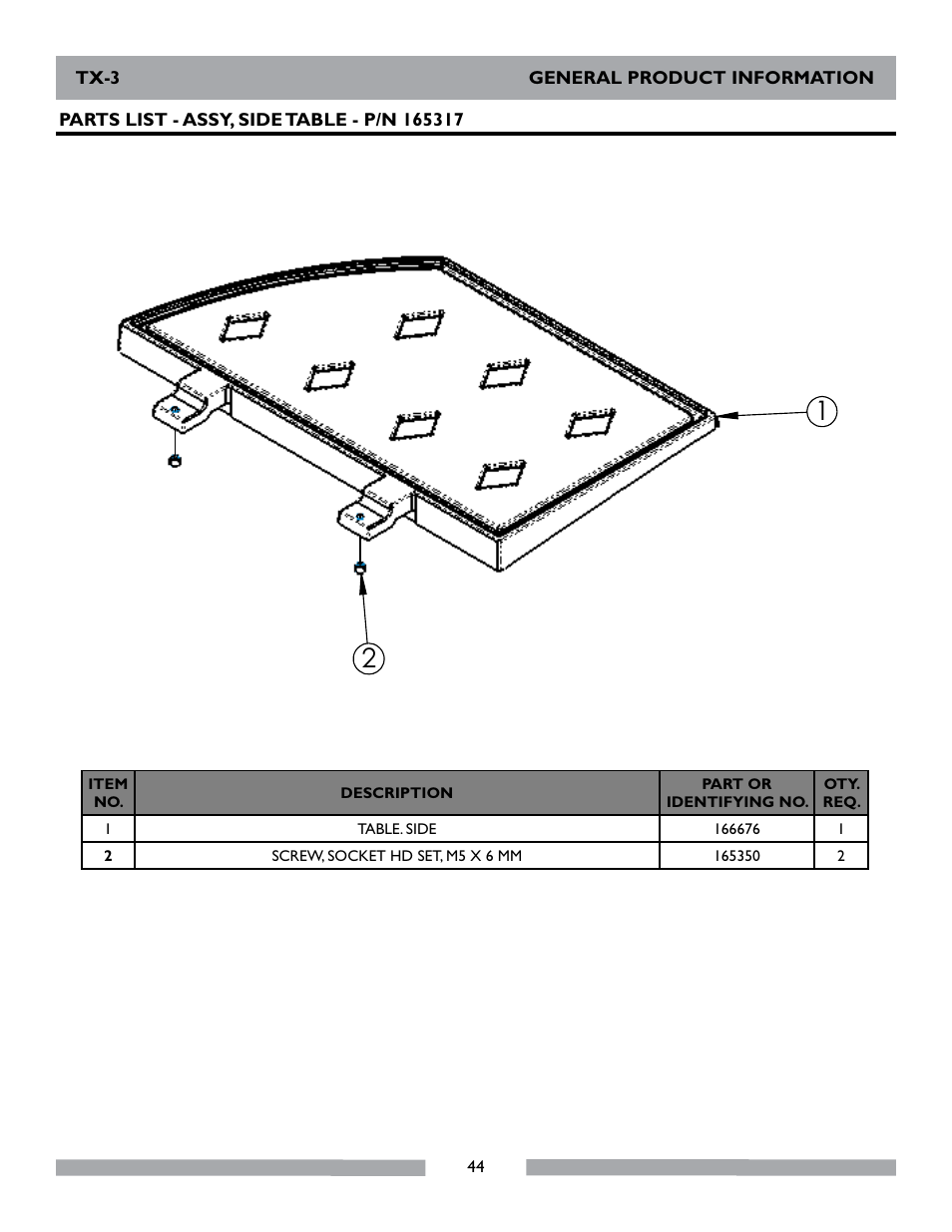 MK Diamond TX-3 User Manual | Page 44 / 52
