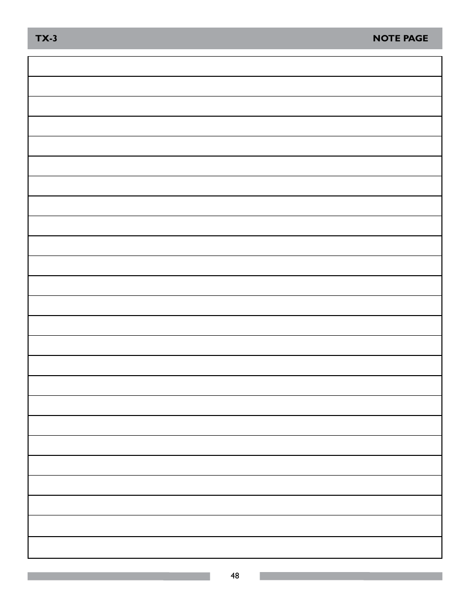 MK Diamond TX-3 User Manual | Page 48 / 52