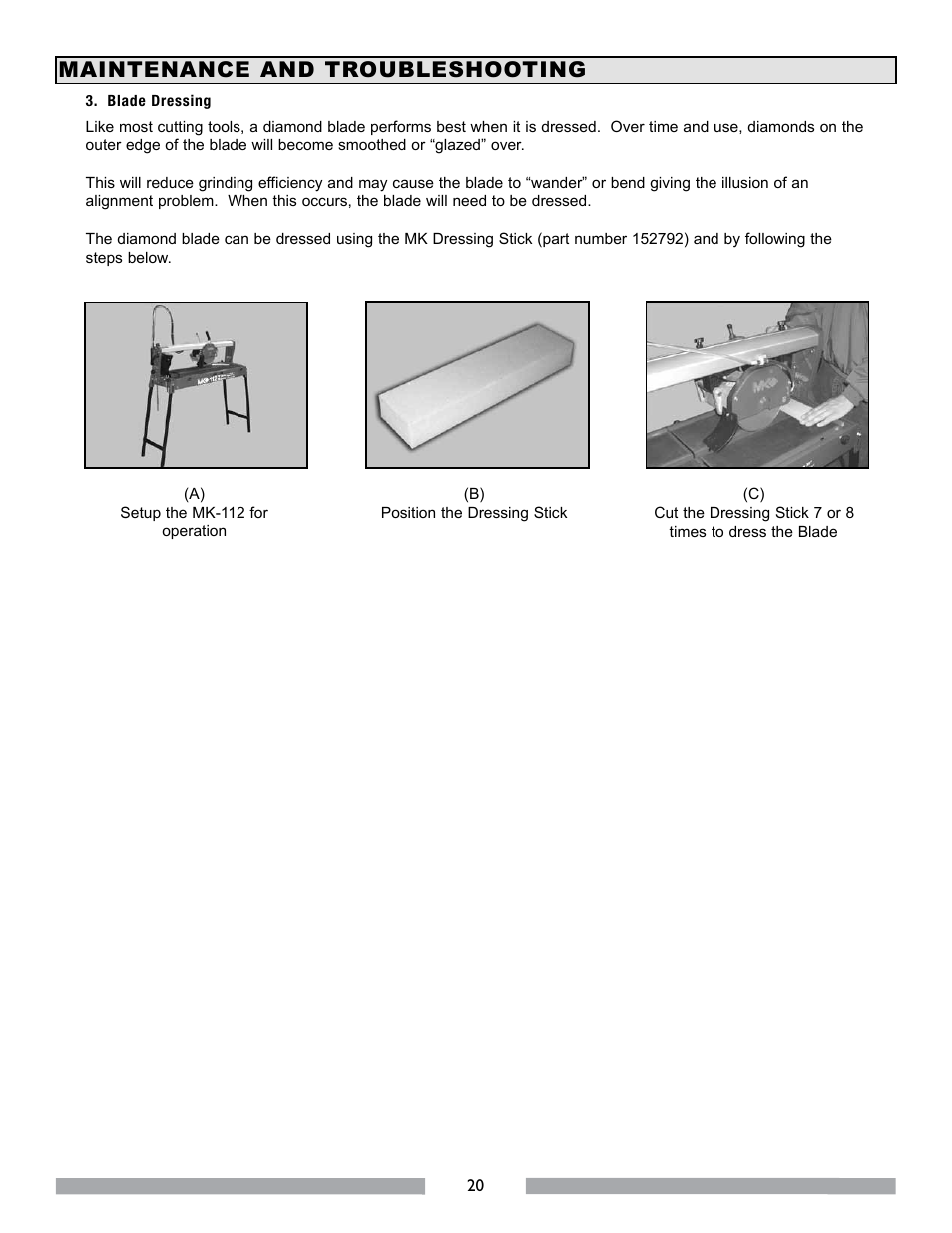 Maintenance and troubleshooting | MK Diamond MK-112 User Manual | Page 20 / 28