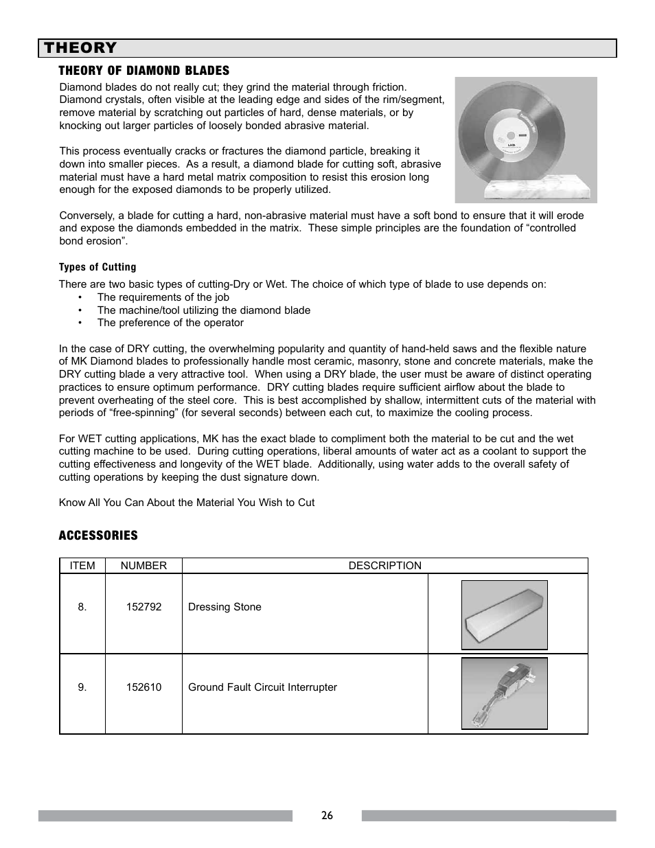 Theory | MK Diamond MK-112 User Manual | Page 26 / 28