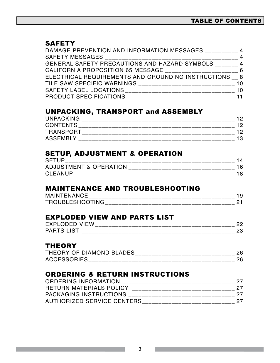 MK Diamond MK-112 User Manual | Page 3 / 28