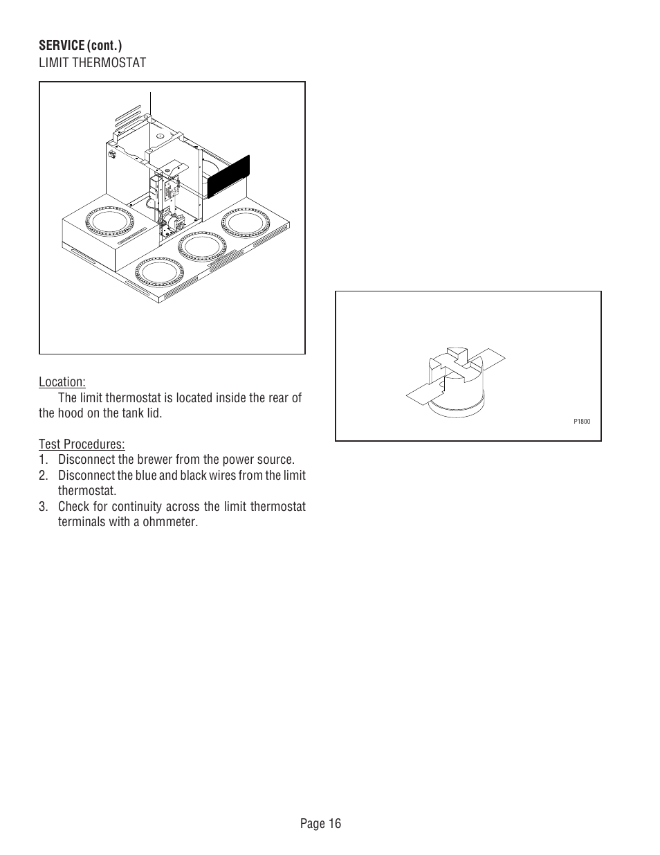 Bunn CRT5 CRTF5 User Manual | Page 16 / 32