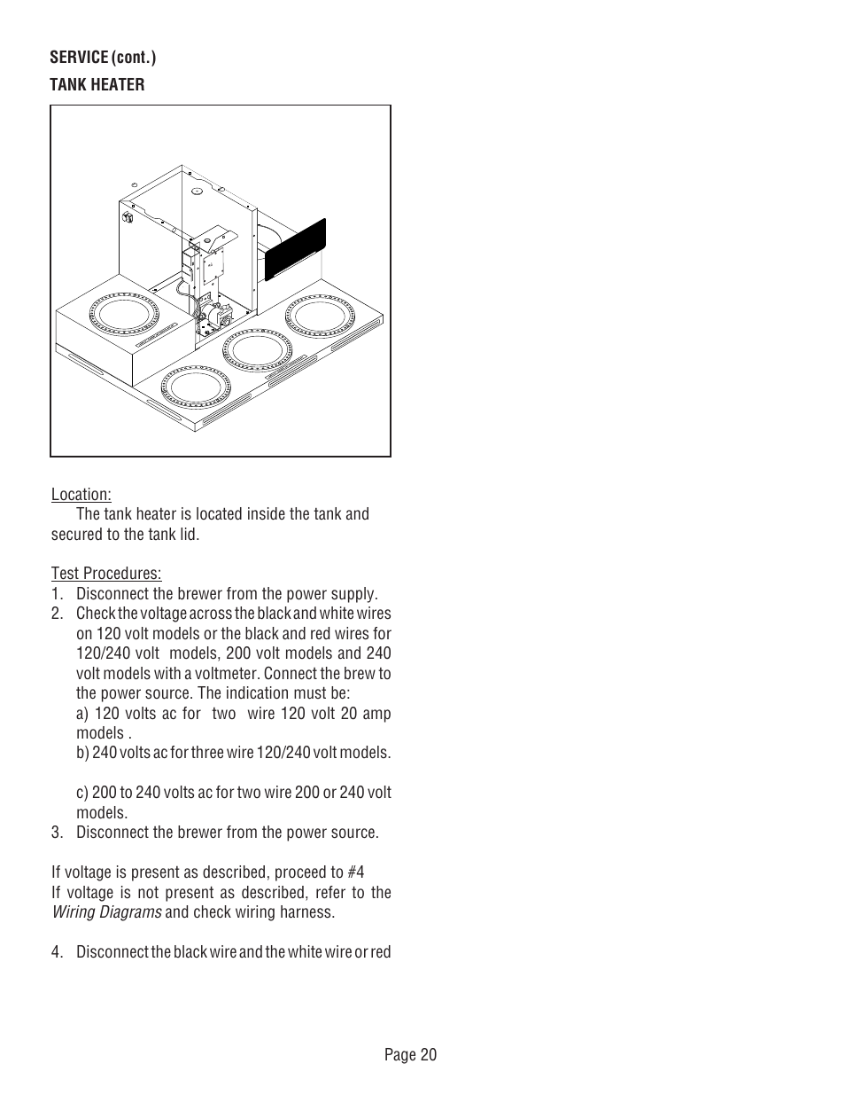 Bunn CRT5 CRTF5 User Manual | Page 20 / 32