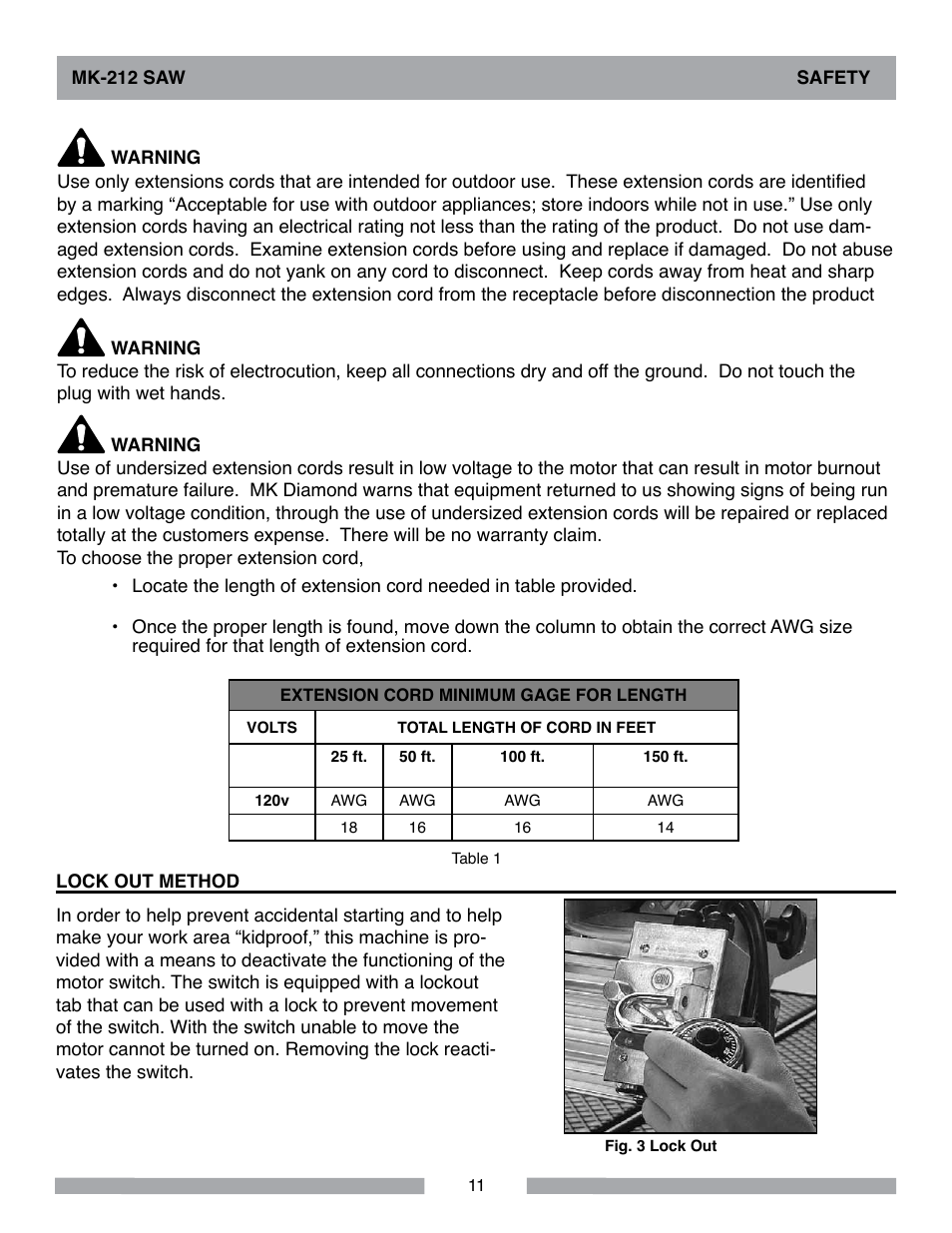 MK Diamond MK-212 User Manual | Page 11 / 52
