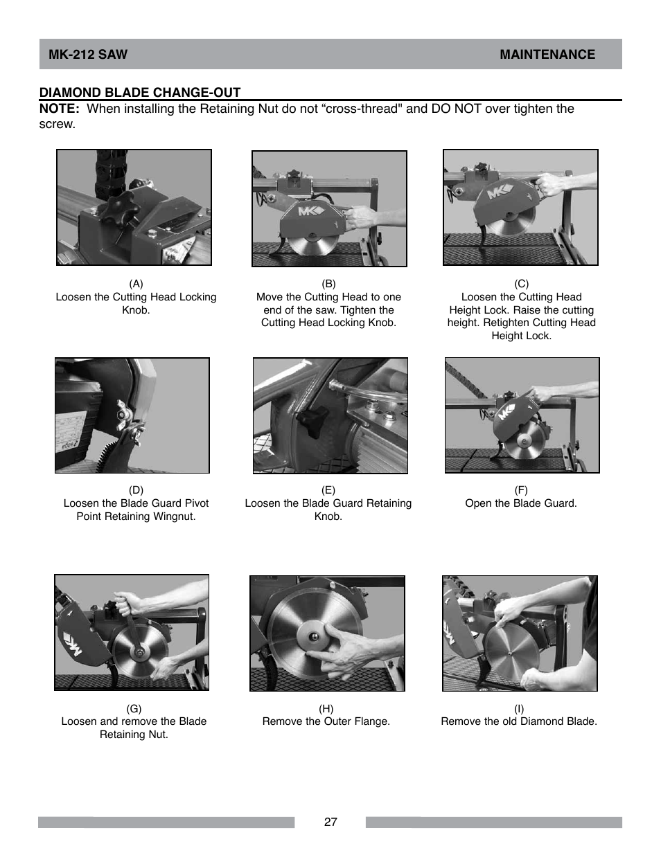 MK Diamond MK-212 User Manual | Page 27 / 52