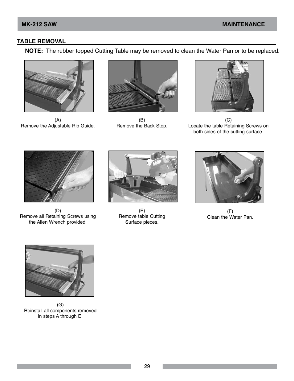 MK Diamond MK-212 User Manual | Page 29 / 52
