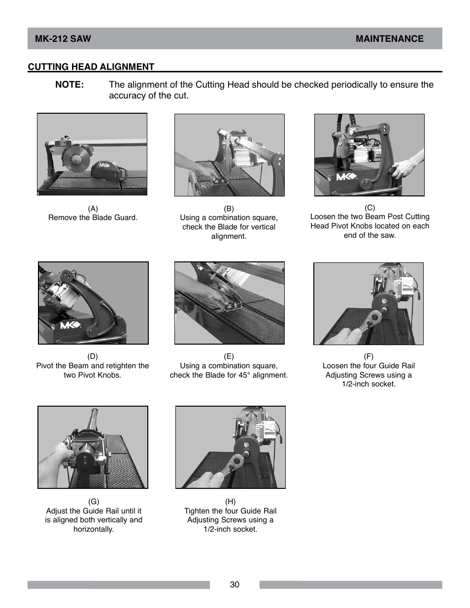 MK Diamond MK-212 User Manual | Page 30 / 52