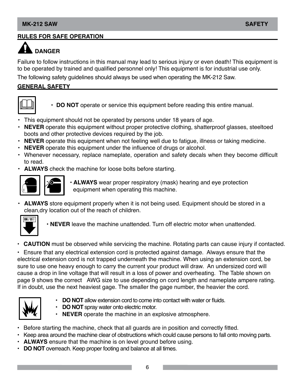 MK Diamond MK-212 User Manual | Page 6 / 52