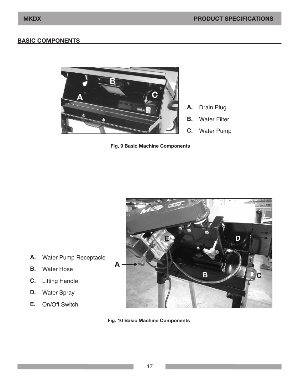 Ab c | MK Diamond MKDX Profile Milling Machine User Manual | Page 17 / 40