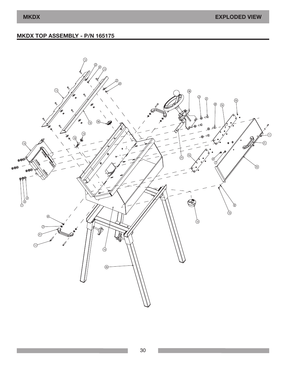 MK Diamond MKDX Profile Milling Machine User Manual | Page 30 / 40