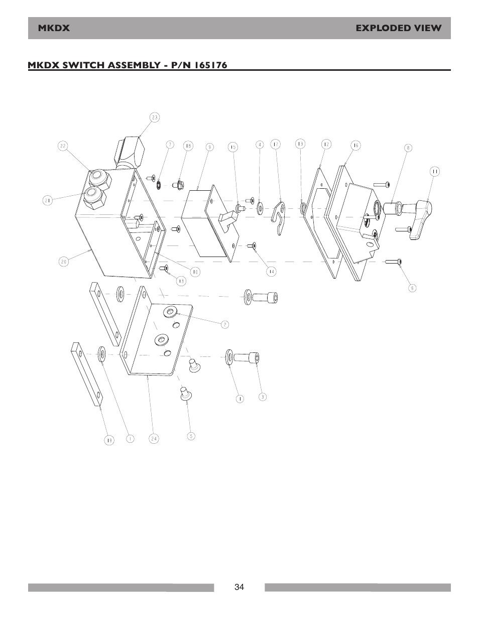MK Diamond MKDX Profile Milling Machine User Manual | Page 34 / 40