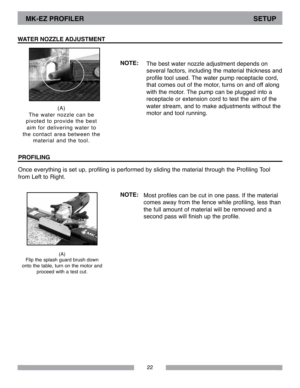 MK Diamond MK-EZ Profile Milling Machine User Manual | Page 22 / 36