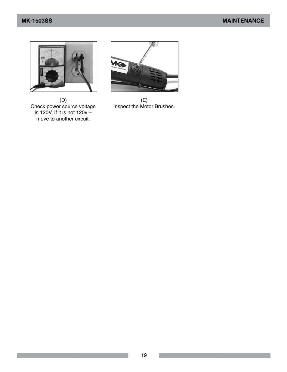 MK Diamond MK-1503SS User Manual | Page 19 / 24
