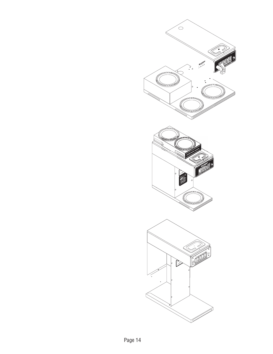 Bunn CWTF-TS-MV User Manual | Page 14 / 31